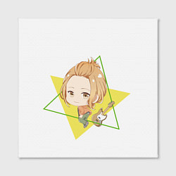 Холст квадратный Харуки Накаям с треугольниками, цвет: 3D-принт — фото 2