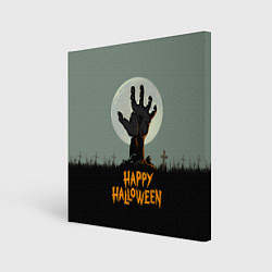 Холст квадратный Happy Halloween, цвет: 3D-принт