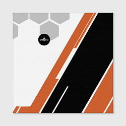 Холст квадратный CS:GO Asiimov Edition, цвет: 3D-принт — фото 2