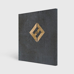 Холст квадратный Concrete and Gold - Foo Fighters, цвет: 3D-принт