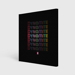 Холст квадратный DYNAMITE BTS, цвет: 3D-принт