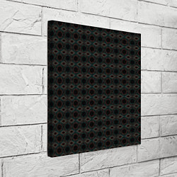 Холст квадратный Абстракция из многоугольников и линий, цвет: 3D-принт — фото 2