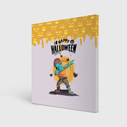 Холст квадратный Dab zombie halloween, цвет: 3D-принт