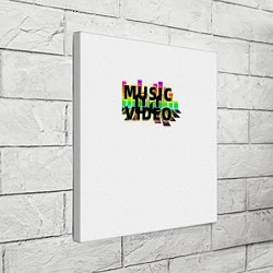 Холст квадратный Merch - DJ MUSICVIDEO, цвет: 3D-принт — фото 2