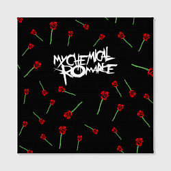 Холст квадратный MY CHEMICAL ROMANCE РОЗЫ MCR ROSES, цвет: 3D-принт — фото 2