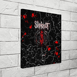 Холст квадратный Slipknot Rock Слипкнот Музыка Рок Гранж, цвет: 3D-принт — фото 2