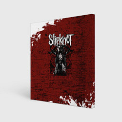 Холст квадратный Слипкнот Гранж Slipknot Rock Goat, цвет: 3D-принт