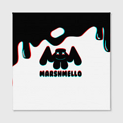 Холст квадратный MARSHMELLO MELT: МАРШМЕЛЛО, цвет: 3D-принт — фото 2