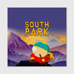 Холст квадратный Эпичный Картман в горах Южный Парк, цвет: 3D-принт — фото 2
