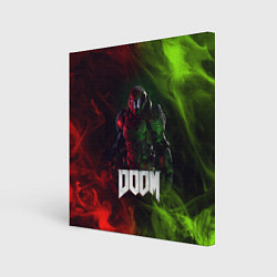 Холст квадратный Doomguy Doom, цвет: 3D-принт