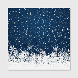 Холст квадратный Snow, цвет: 3D-принт — фото 2