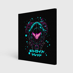 Холст квадратный Metroid Dread Метроид, цвет: 3D-принт