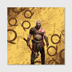Холст квадратный God of War Kratos Год оф Вар Кратос, цвет: 3D-принт — фото 2