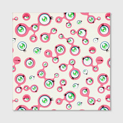 Холст квадратный Такаси Мураками, Jellyfish Eyes, цвет: 3D-принт — фото 2