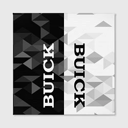 Холст квадратный Buick Black And White, цвет: 3D-принт — фото 2