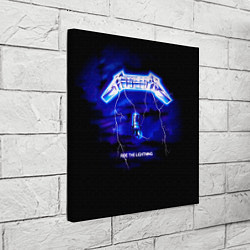 Холст квадратный Ride the Lightning - Metallica, цвет: 3D-принт — фото 2