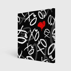 Холст квадратный The Weeknd - XO, цвет: 3D-принт