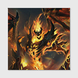 Холст квадратный DOTA 2 SHADOW FIEND ТЕНЬ, цвет: 3D-принт — фото 2