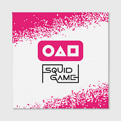 Холст квадратный SQUID GAME Краска, цвет: 3D-принт — фото 2