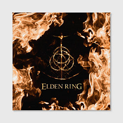 Холст квадратный Elden Ring Logo, цвет: 3D-принт — фото 2