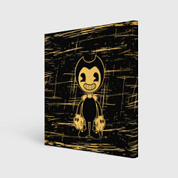 Холст квадратный Bendy and the ink machine - Бенди, цвет: 3D-принт