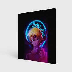 Холст квадратный MELIODAS 7 DAEDLY SINS МЕЛИОДАС, цвет: 3D-принт