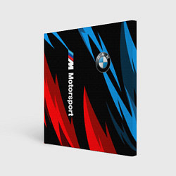 Холст квадратный BMW Логотип Узор, цвет: 3D-принт
