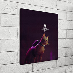 Холст квадратный Stray: Wandering Cat, цвет: 3D-принт — фото 2
