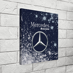 Холст квадратный MERCEDES Racing Краски, цвет: 3D-принт — фото 2