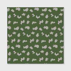 Холст квадратный Камуфляж: берёзка, цвет: 3D-принт — фото 2