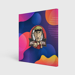 Холст квадратный Джонни Лоуренс Кобра Кай, цвет: 3D-принт
