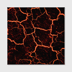 Холст квадратный Раскаленная лаваhot lava, цвет: 3D-принт — фото 2