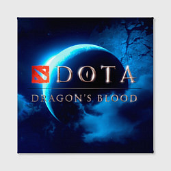 Холст квадратный Dragons blood logo, цвет: 3D-принт — фото 2