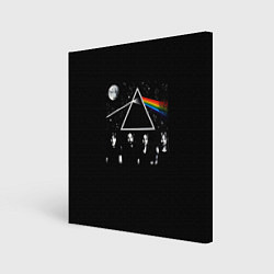 Холст квадратный PINK FLOYD LOGO ПИНК ФЛОЙД НЕБО, цвет: 3D-принт