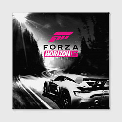 Холст квадратный Forza Horizon 5 - night race, цвет: 3D-принт — фото 2