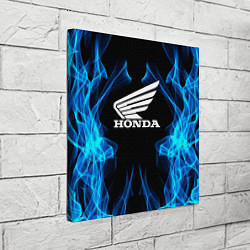 Холст квадратный Honda Fire, цвет: 3D-принт — фото 2