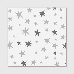 Холст квадратный Звездочкиstars, цвет: 3D-принт — фото 2