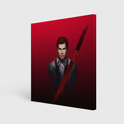 Холст квадратный Dexter New Bloob, цвет: 3D-принт