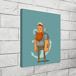Холст квадратный Старый добрый моряк, цвет: 3D-принт — фото 2