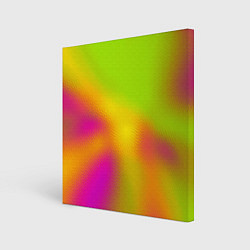 Холст квадратный Голография в узоре, цвет: 3D-принт