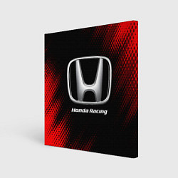 Холст квадратный HONDA RACING Sport Style, цвет: 3D-принт