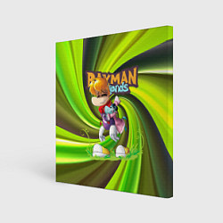 Холст квадратный Уставший Rayman Legends, цвет: 3D-принт