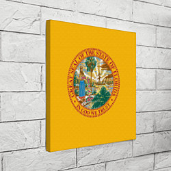 Холст квадратный Флорида США 3D, цвет: 3D-принт — фото 2