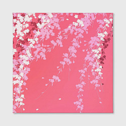 Холст квадратный Весенняя ива, цвет: 3D-принт — фото 2