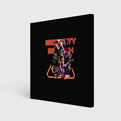 Картина квадратная Five Nights at Freddys: Security Breach все персон