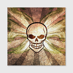 Холст квадратный Vanguard skull Sun, цвет: 3D-принт — фото 2