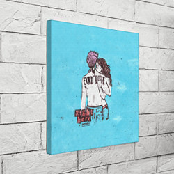 Холст квадратный Lil Peep Right Here, цвет: 3D-принт — фото 2