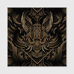 Холст квадратный Демон в узорах, цвет: 3D-принт — фото 2