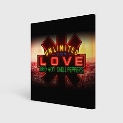 Холст квадратный RHCP - альбом Unlimited Love, цвет: 3D-принт