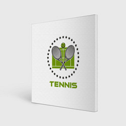 Холст квадратный TENNIS Теннис, цвет: 3D-принт
